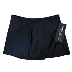 Miraclesuit Womens Size 16 Black Skirted Pant Skort NWT